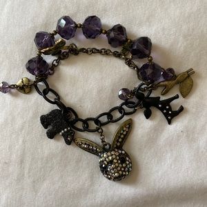 Betsey Johnson Dark Academia Bracelet